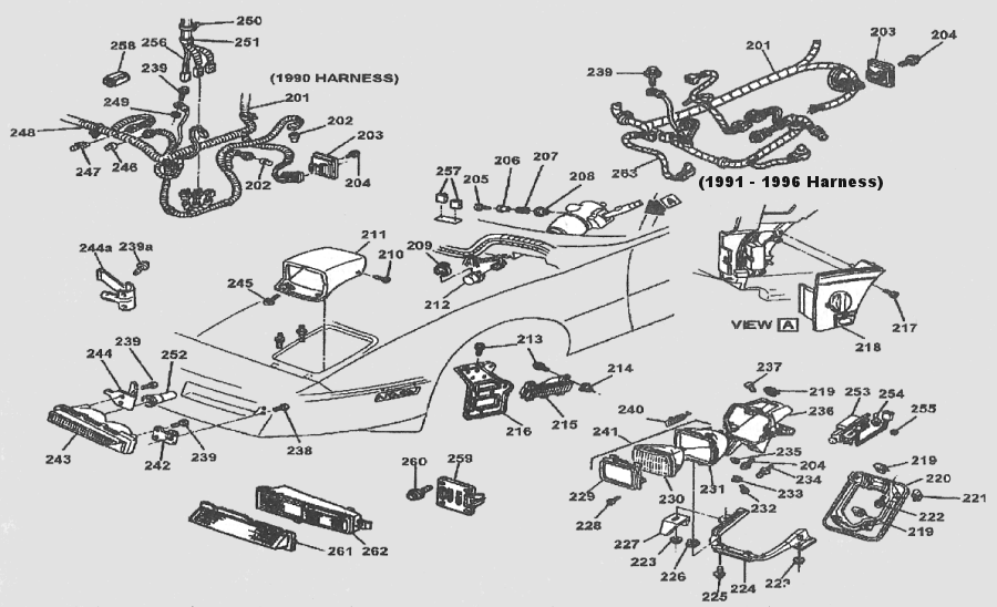 C4 cheap corvette parts